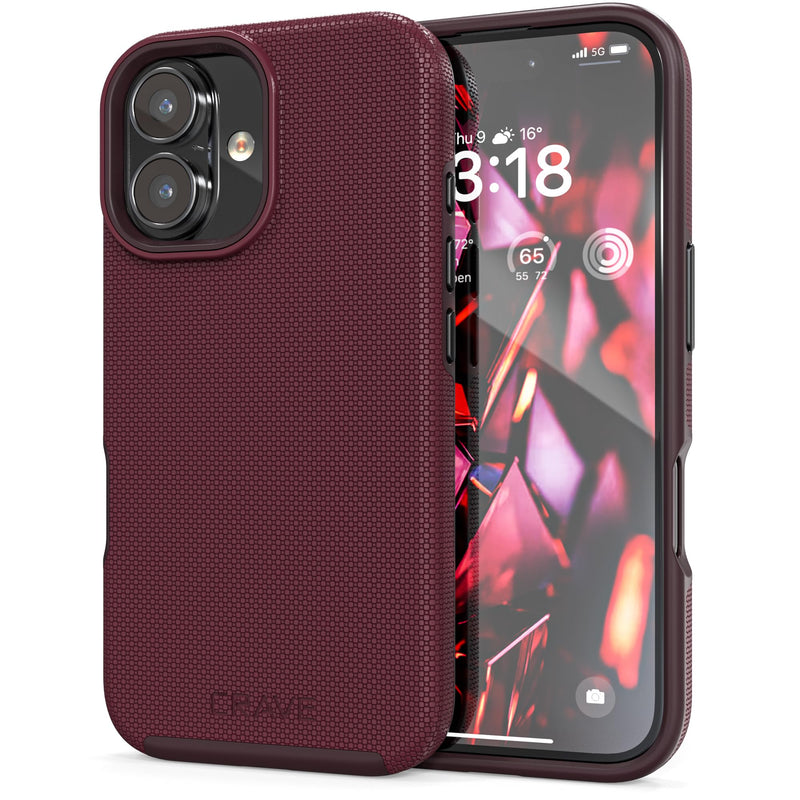 Crave Dual Layer MagSafe iPhone 16 Case - Berry